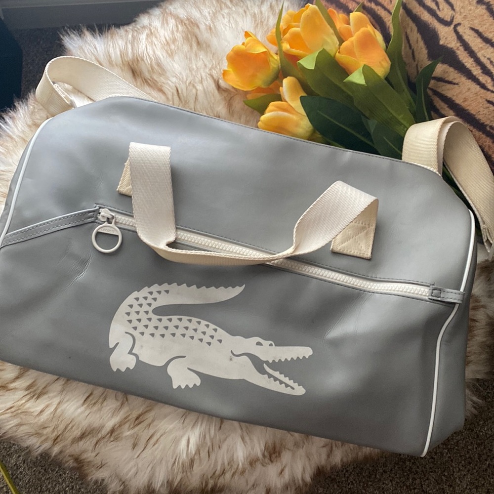 Used Lacoste travel/gym bag, normal sign of usage